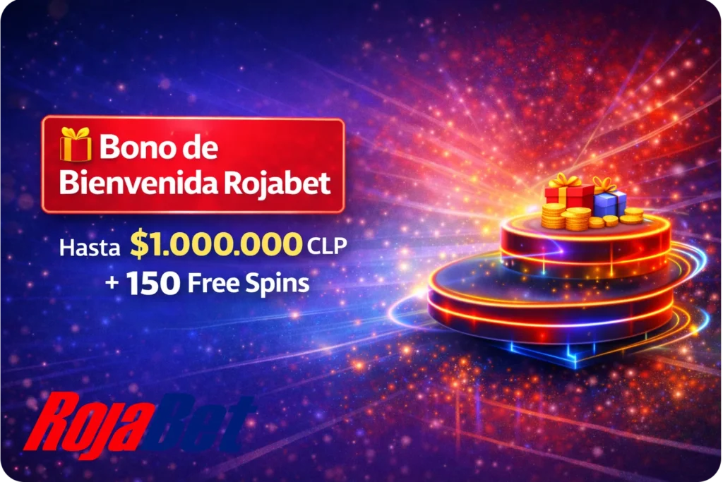 Información clave sobre el bono de bienvenida de Rojabet Chile y su estructura progresiva