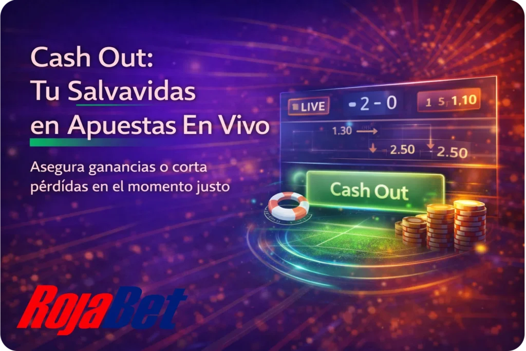 Función cash out en apuestas en vivo para asegurar ganancias o reducir pérdidas