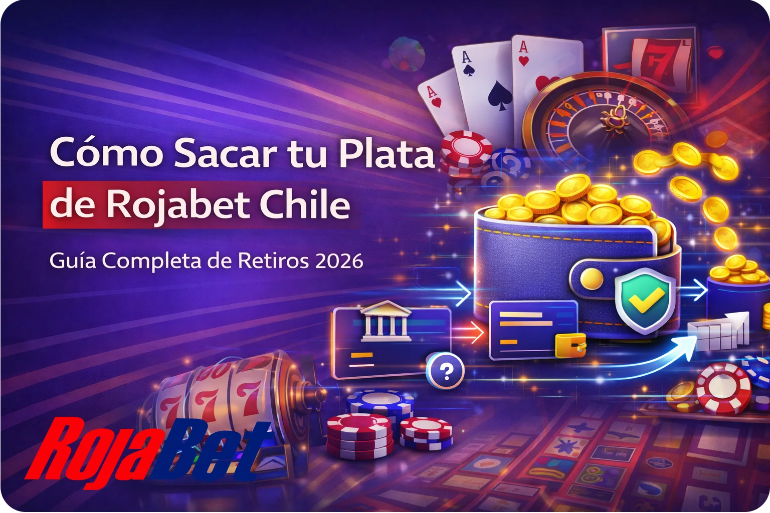 Guía visual para retirar dinero en Rojabet Chile: proceso paso a paso, métodos disponibles y flujo seguro de retiro