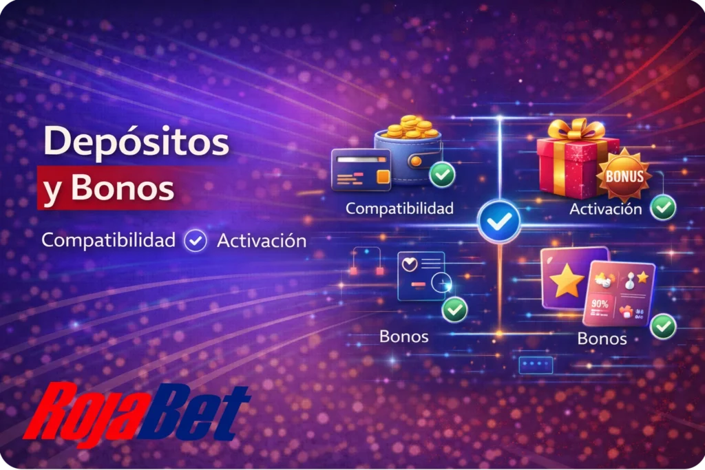 Compatibilidad entre depósitos y bonos en Rojabet Chile