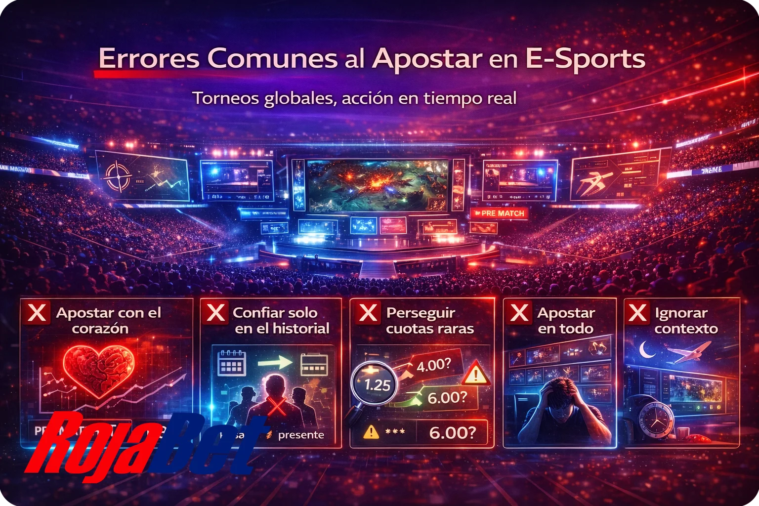 Errores comunes al apostar en e-sports y cómo evitarlos