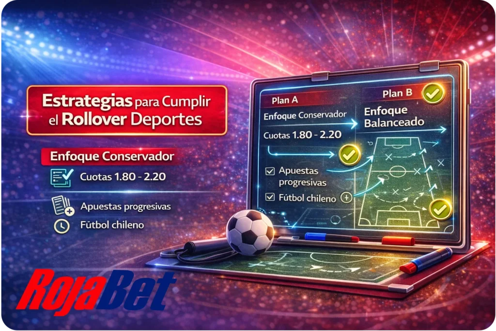 Estrategias para cumplir el rollover deportivo en Rojabet Chile con apuestas planificadas