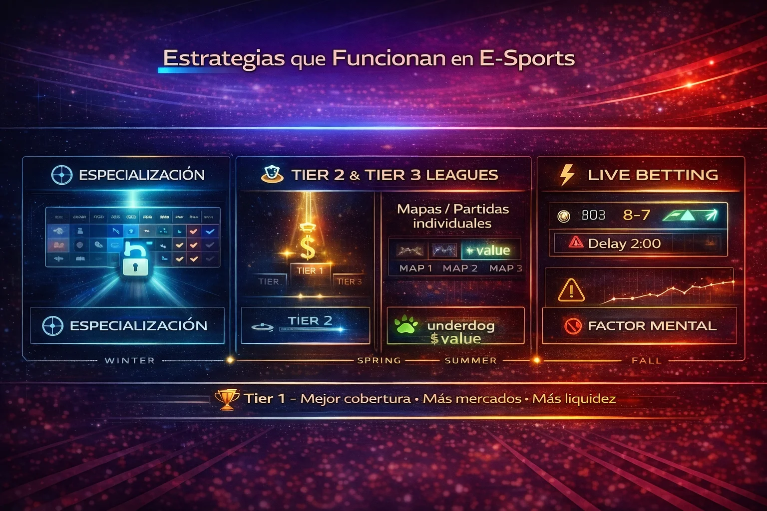 Estrategias efectivas para apostar en e-sports