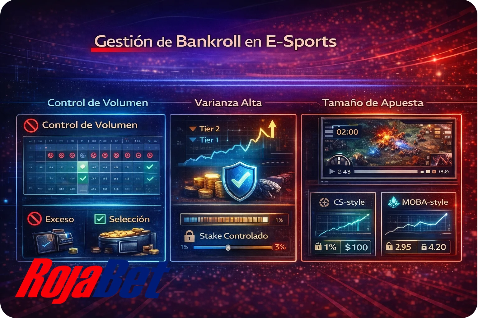 Gestión de bankroll para apuestas en e-sports