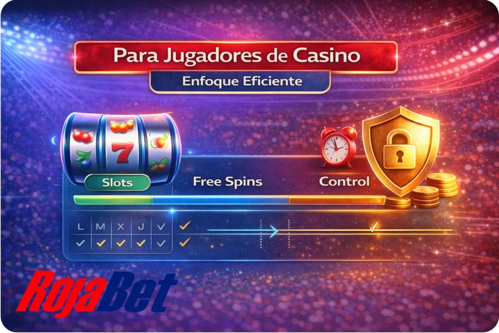 Enfoque eficiente y controlado para jugadores de casino en Rojabet