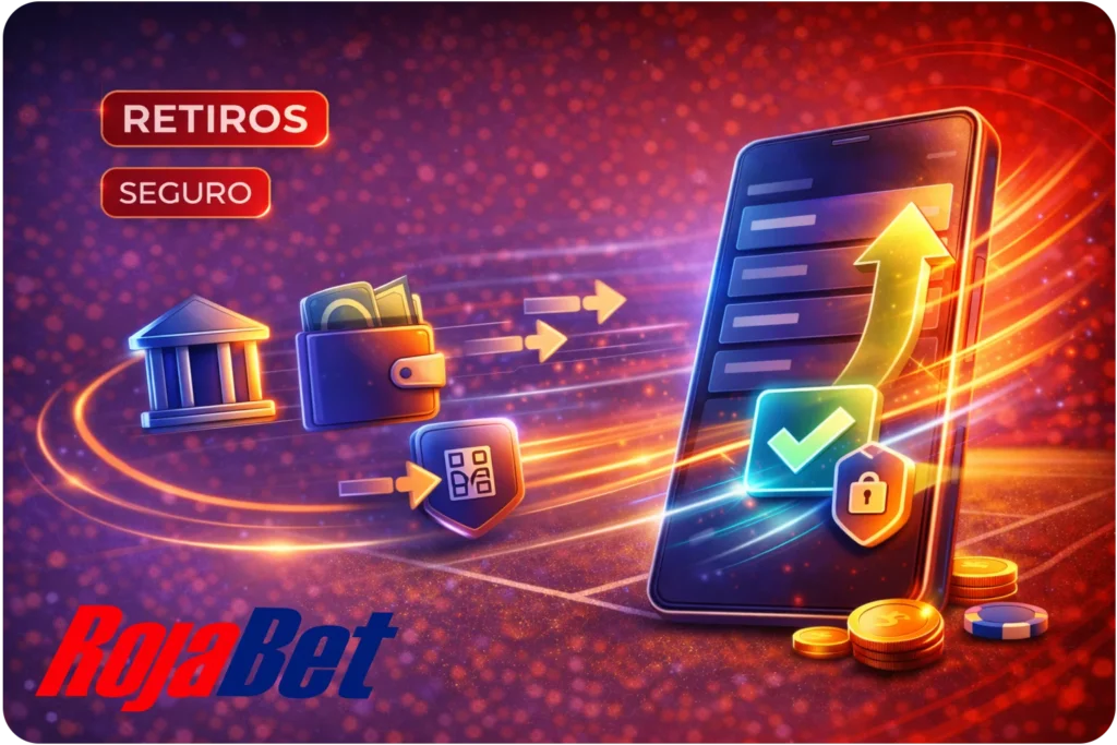 Retiros en Rojabet Chile con pagos seguros y eficientes por transferencia bancaria, AstroPay y criptomonedas, con opciones adaptadas a jugadores en Chile.