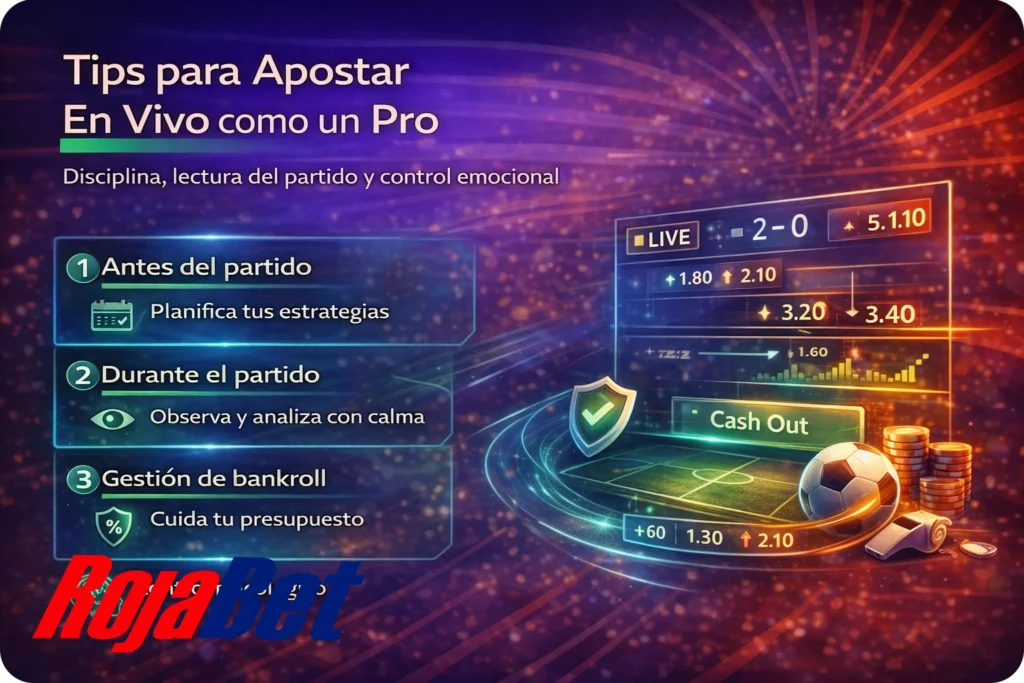 Consejos profesionales para apostar en vivo con control y disciplina