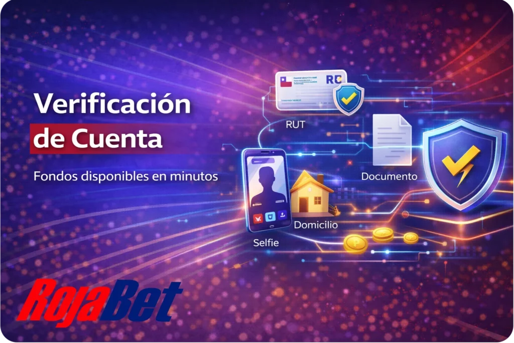 Verificación de cuenta en Rojabet Chile para depósitos y retiros seguros